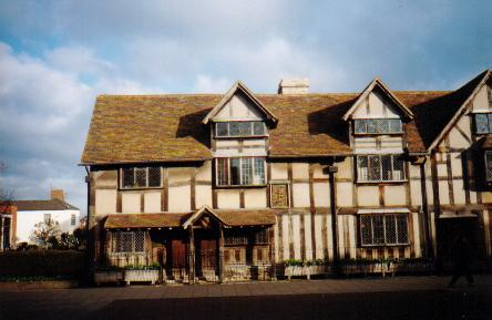 william shakespeare house. of William Shakespeare is